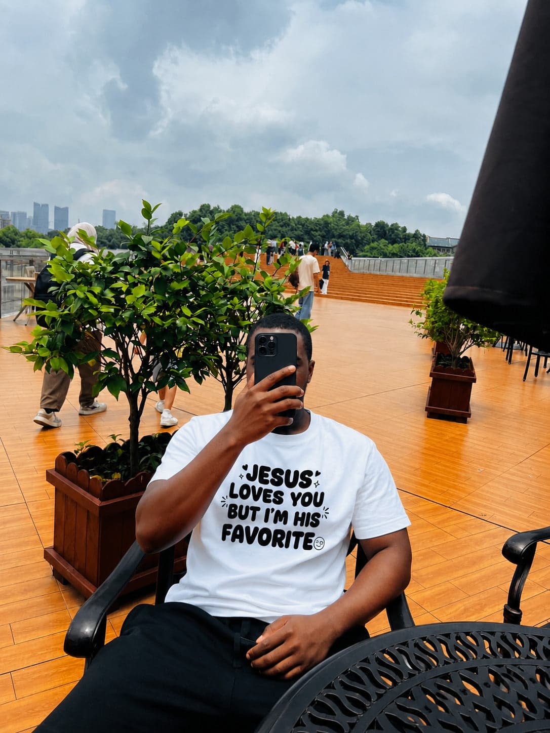 Jesus Loves You But I'm His Favorite Tee | Funny Christian Faith Tee | African Heritage | Sister Style