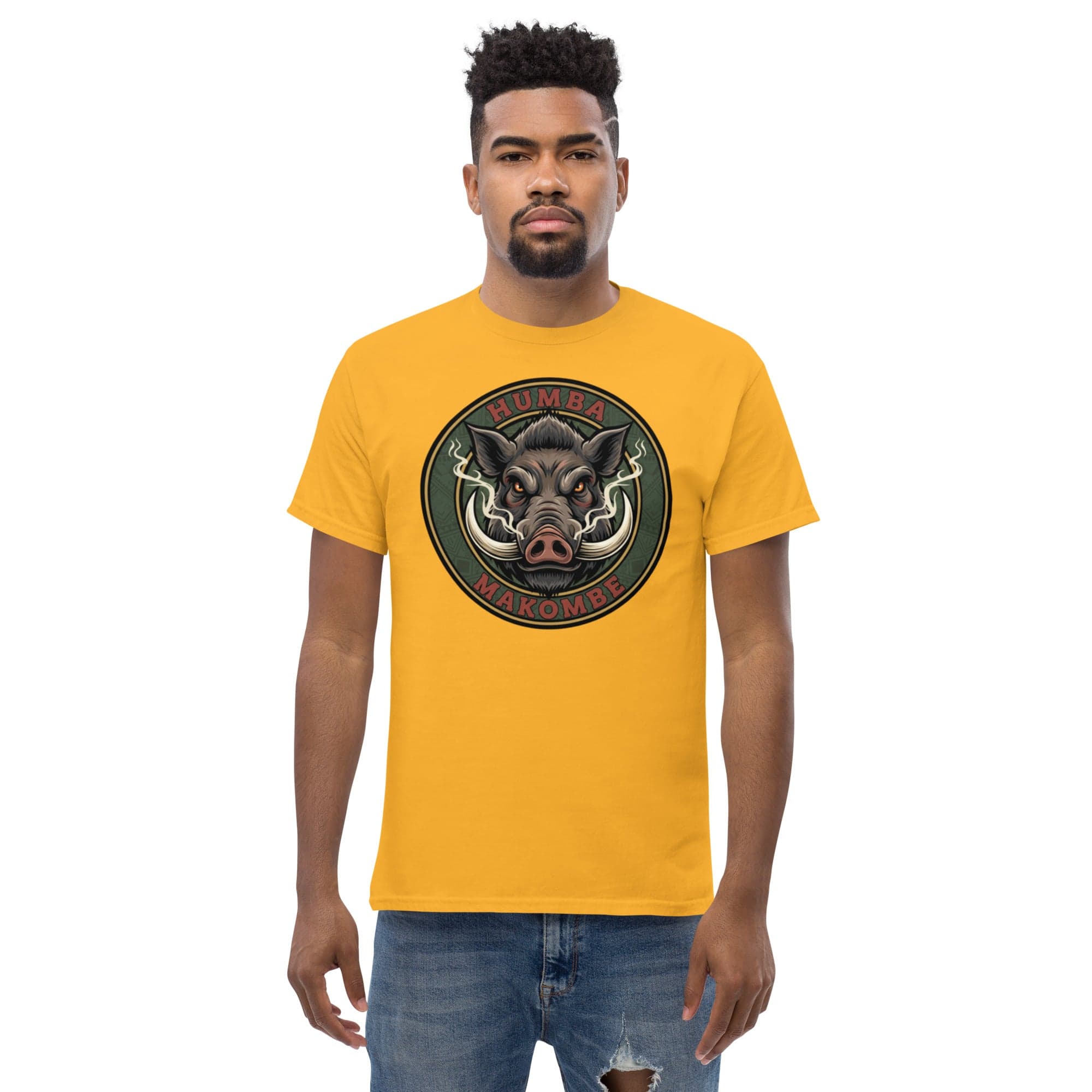 Humba Makombe Wild Boar Totem T-Shirt | Zimbabwean Heritage Tee | Diaspora African Fashion | Sister Style