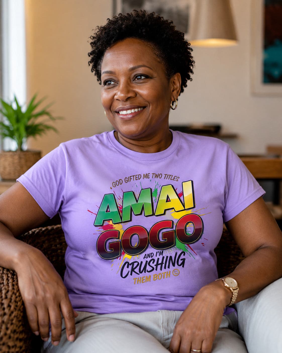 Amai & Gogo Tee | Zimbabwean Heritage Mother's Day Gift | Diaspora African Fashion | Sister Style