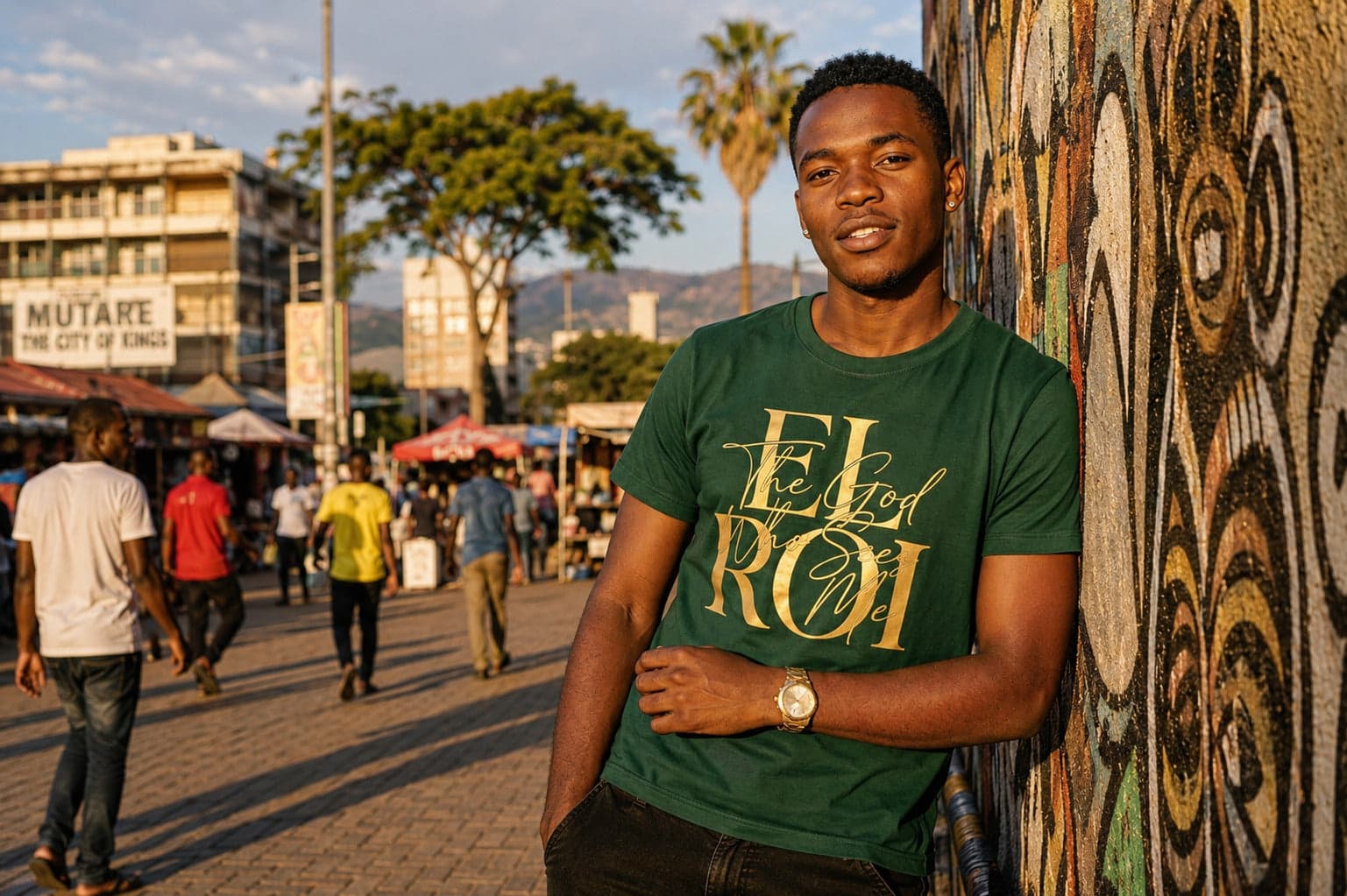 El Roi The God Who Sees Tee | Christian Faith Streetwear | African Heritage | Sister Style